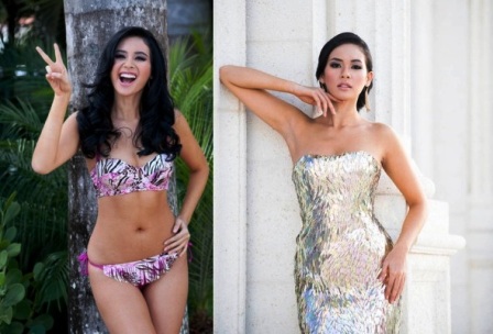 Elvira Devinamira Berbikini di Miss Universe 2015